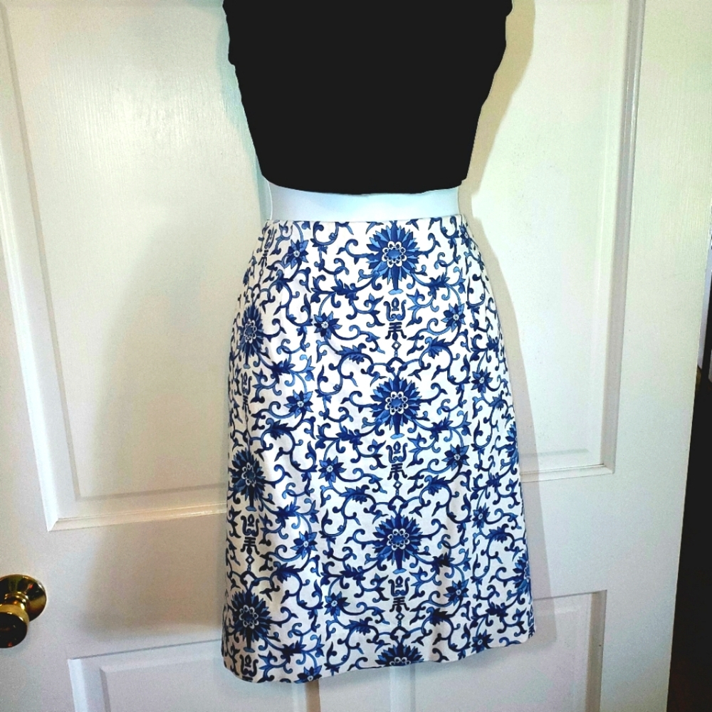 Vintage Ralph Lauren chinoiserie skirt